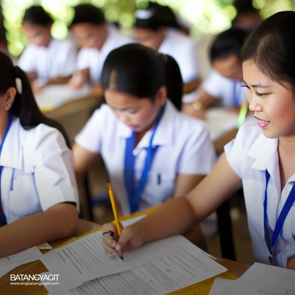 estudyante nagsasagot ng exam 01